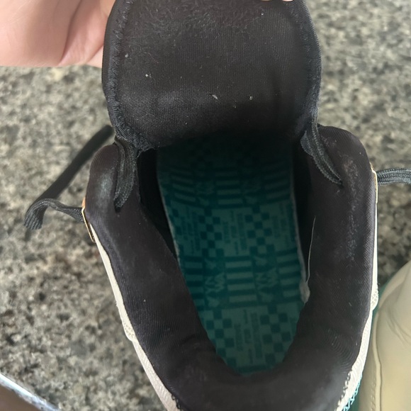 LeBrons Nike Black and Teal Sneakers